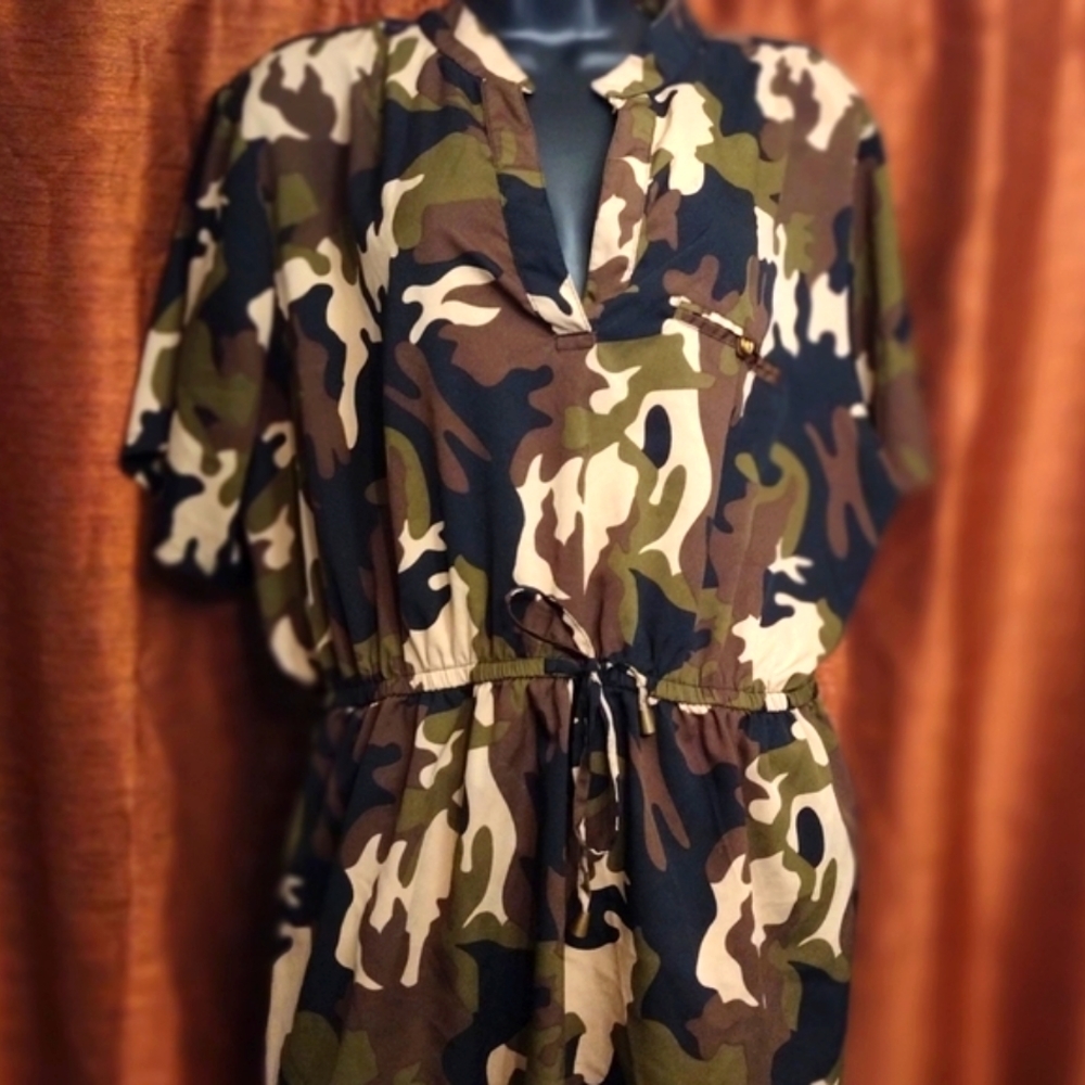 Mileage Camouflage Top 3x